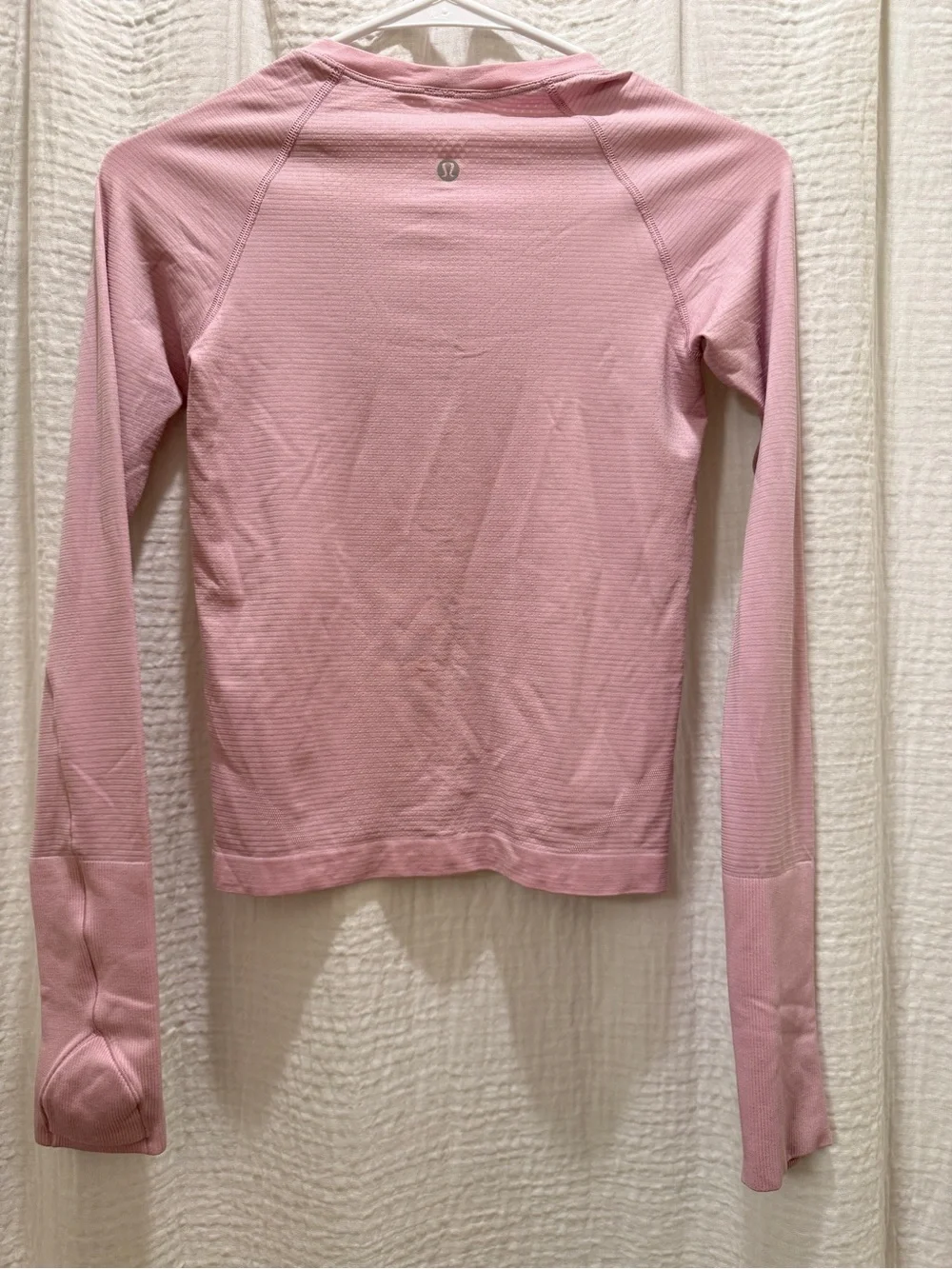 Lululemon Women's Swiftly Tech Long Sleeve 2.0 - Heathered Mauve Pink - Size 2